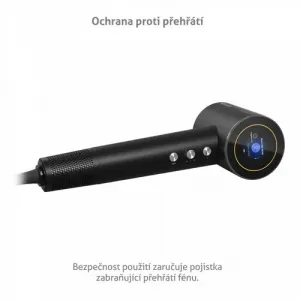 Fén TrueLife s ionizátorom a technológiouUltrasoni c D9, čierny