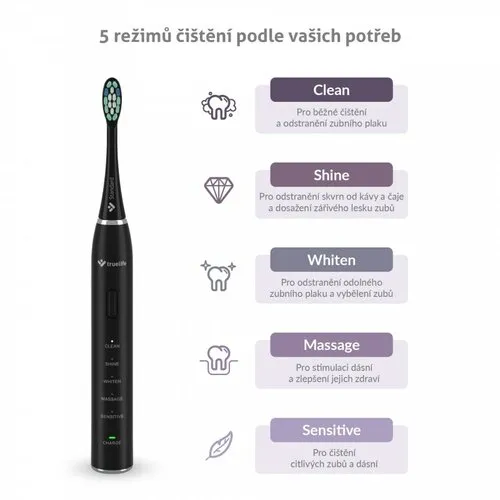 TrueLife SonicBrush SonicBrush Clean30 , čierna
