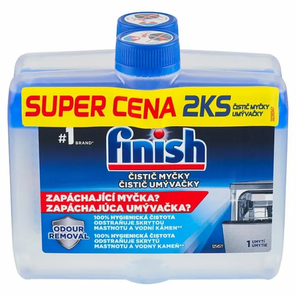 Finish čistič umývačky 2x250ml DUO Classic