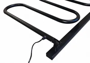 HOPA - Elektrický sušiak otočný - Farba - Čierna, Materiál - Komaxit, Rozmer radiátora - ES 3 - 35 x 865 x 580 mm, Výkon - 83 W OLBES3OCER