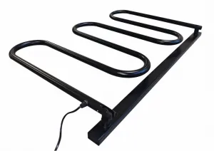 HOPA - Elektrický sušiak otočný - Farba - Čierna, Materiál - Komaxit, Rozmer radiátora - ES 3 - 35 x 865 x 580 mm, Výkon - 83 W OLBES3OCER