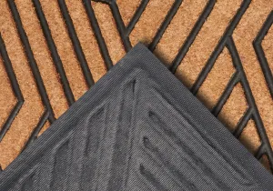 Rohožka Mix Mats Labyrinth čierna / béžová