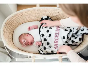 Ahojbaby Mojžišov košík pre bábätko Corn Natural + matrac Basic
