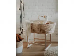 Ahojbaby Mojžišov košík pre bábätko Corn Natural + matrac Basic