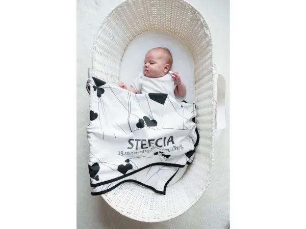 Ahojbaby Mojžišov košík pre bábätko Paper Dream white + matrac Basic