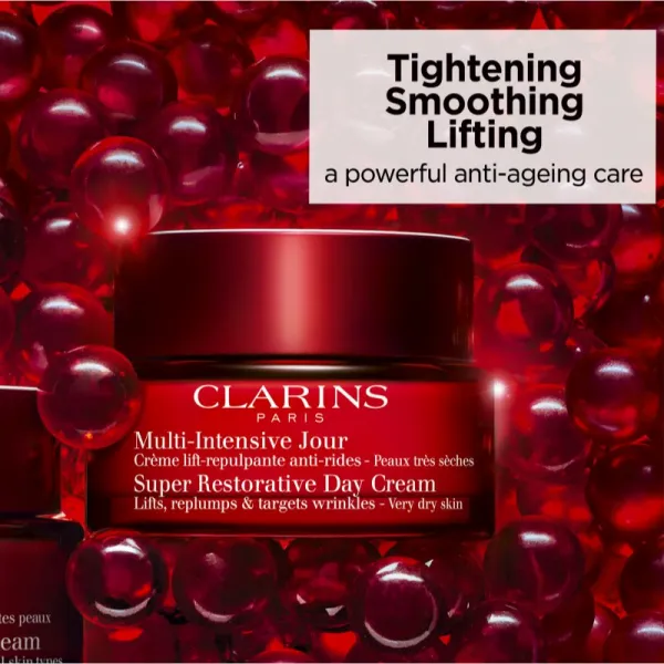 Clarins Super Restorative Day Cream denný krém pre suchú až veľmi suchú pleť 50 ml