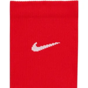 Nike STRIKE Stredne vysoké ponožky, červená, veľkosť