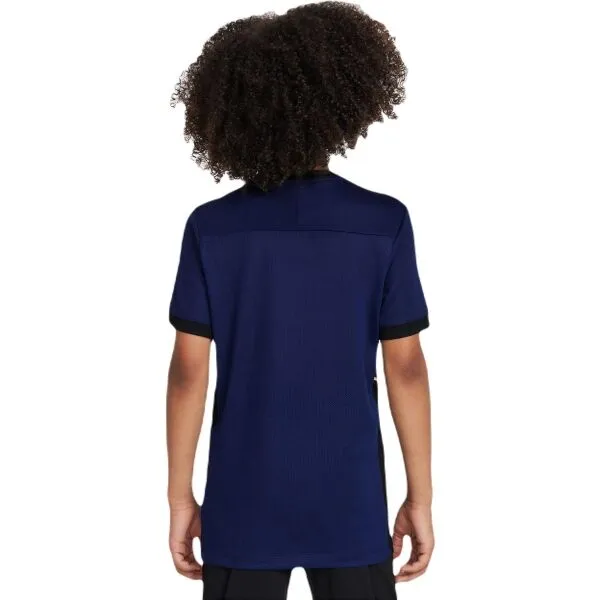 Nike DRI-FIT ACADEMY Detské futbalové tričko, tmavo modrá, veľkosť