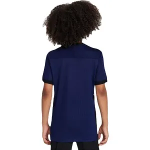 Nike DRI-FIT ACADEMY Detské futbalové tričko, tmavo modrá, veľkosť