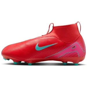 Nike JR ZOOM SUPERFLY 10 ACAD FG/MG Detské kopačky, červená, veľkosť 32