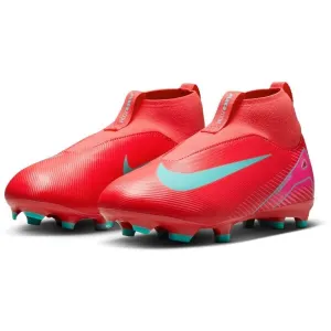 Nike JR ZOOM SUPERFLY 10 ACAD FG/MG Detské kopačky, červená, veľkosť 32