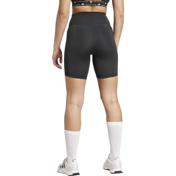 adidas TE 7INCH L Dámske krátke legíny, čierna, veľkosť