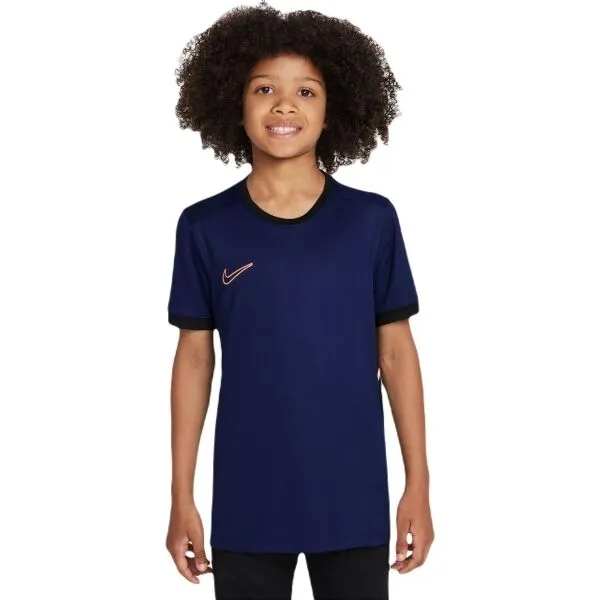 Nike DRI-FIT ACADEMY Detské futbalové tričko, tmavo modrá, veľkosť