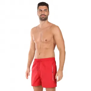 Pánske plavky Tommy Hilfiger červené (UM0UM03258 XLD) M