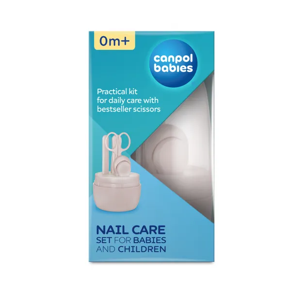 Canpol babies Nail Care Set set na manikúru pre deti Blue