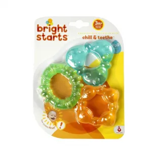 Bright Starts Chill & Teethe hryzadielko 3 m+ 3 ks