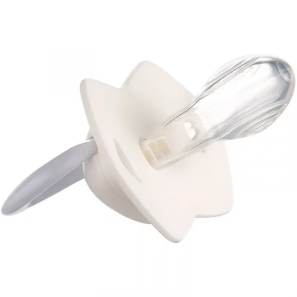 Canpol babies Set symetrických silikónových cumlíkov Light touch 0 - 6 m Royal Baby modrý