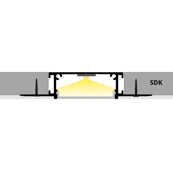 LED lišta SDK 9 Dĺžka: 2m, Typ krytky: Bez krytky