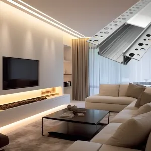 LED lišta SDK 9 Dĺžka: 2m, Typ krytky: Bez krytky
