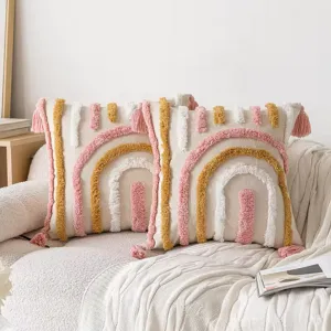 Vankúš, 45x45, farebný vzor, EMEST TYP 7