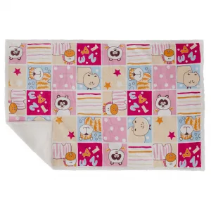 Detská deka, farebný patchwork, 100x150, CIMA