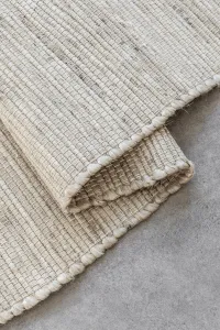 Koberec Handloom 1.0 Dhaka naturálny / biely / ivory