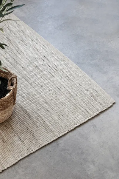 Koberec Handloom 1.0 Dhaka naturálny / biely / ivory