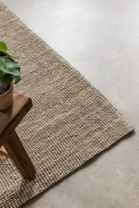 Koberec Bouclé Jaipur sivý / hnedý