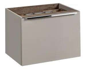 Comad Závesná skrinka Santa Fe s doskou 60 cm taupe/dub santa fe vintage