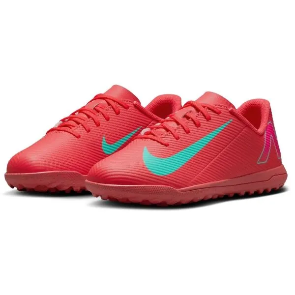 Nike JR MERCURIAL VAPOR 16 CLUB TF Detské turfy, červená, veľkosť 32