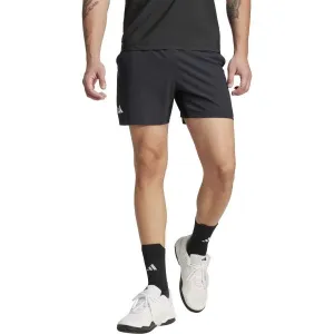 adidas CLUB STRETCH WOVEN SHORT Pánske tenisové  kraťasy, čierna, veľkosť XL 5"