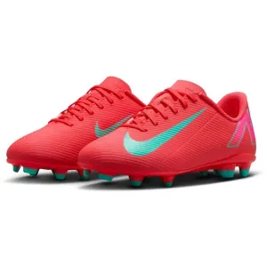 Nike MERCURIAL VAPOR 16 CLUB FG/MG JR Detské kopačky, červená, veľkosť 36