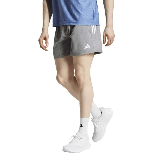 adidas OTR HEATHER SH Pánske bežecké šortky, sivá, veľkosť