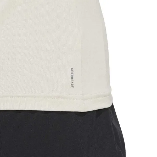 adidas TRAIN ESSENTIALS TEE Dámske športové tričko, béžová, veľkosť