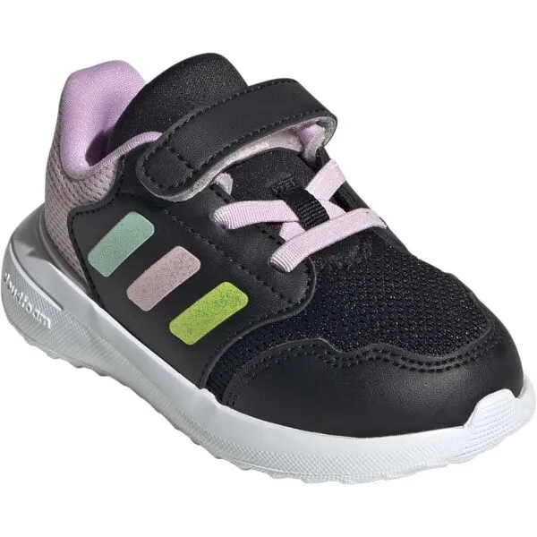 adidas TENSAUR RUN 3.0 EL C Dievčenská športová obuv, čierna, veľkosť