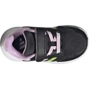 adidas TENSAUR RUN 3.0 EL C Dievčenská športová obuv, čierna, veľkosť