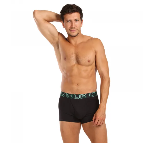 3PACK pánske boxerky Under Armour čierne (1383891 002) L, trenky