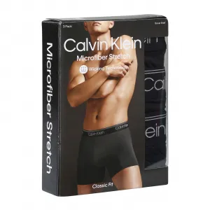 3PACK pánske boxerky Calvin Klein čierné (NB2570A-UB1) S, trenky