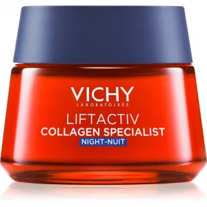 Vichy Liftactiv Collagen Specialist spevňujúci nočný krém proti vráskam 50 ml