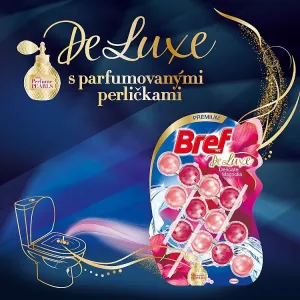 Bref DeLuxe Delicate Magnolia tuhý WC blok 3 x 50 g