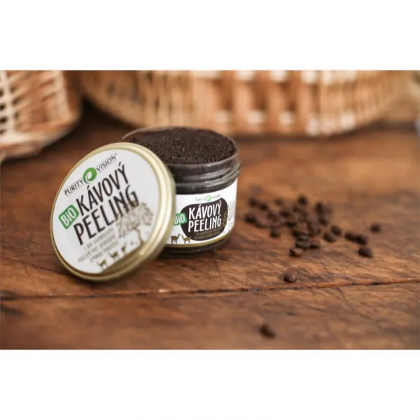 Purity Vision Raw kávový telový peeling 175 g