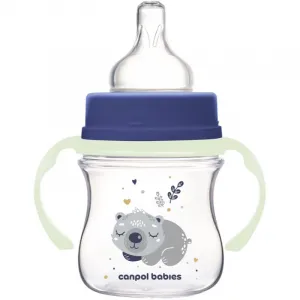 Canpol babies EasyStart Sleepy Koala 120 ml dojčenská fľaša 0 m+ Blue 120 ml