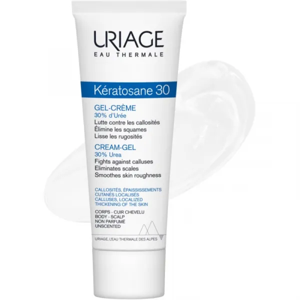 Uriage Kératosane 30 Cream-Gel zvláčňujúci gélový krém 75 ml