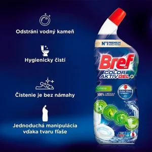 Bref Color Aktiv Gel Citrus tekutý WC čistič 700 ml
