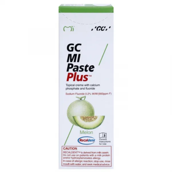 GC MI Paste Plus remineralizačný ochranný krém pre citlivé zuby s fluoridom príchuť Melon 35 ml