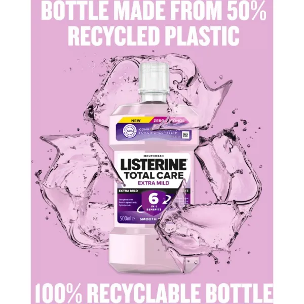 Listerine Total Care Extra Mild ústna voda 500 ml