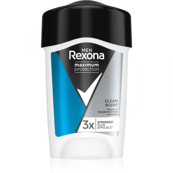 Rexona Men Maximum Protection Clean Scent krémový antiperspirant proti nadmernému poteniu 45 ml