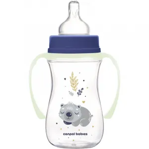 Canpol babies EasyStart Sleepy Koala 240 ml dojčenská fľaša 3 m+ Blue 240 ml