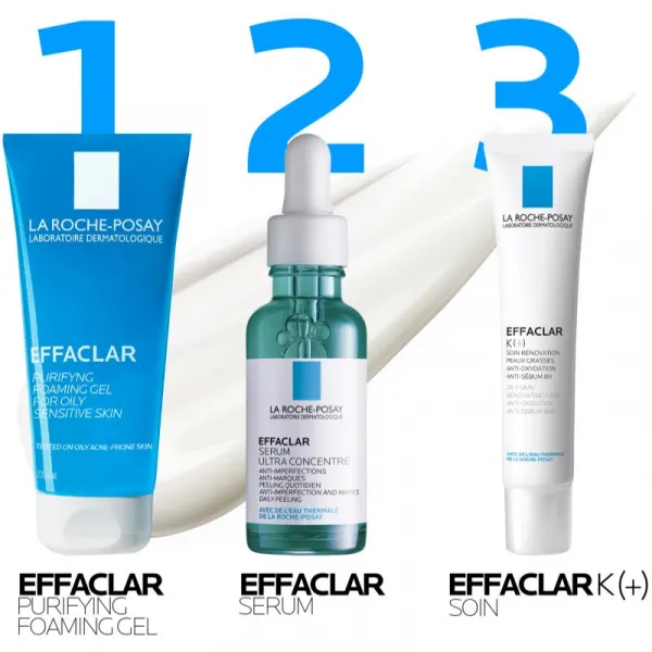 La Roche-Posay Effaclar K (+) svieži zmatňujúci krém pre mastnú a problematickú pleť 40 ml