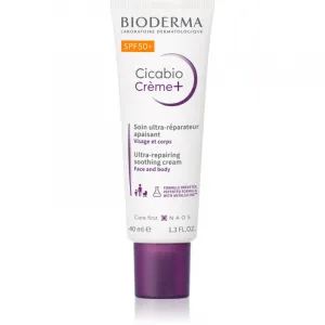 Bioderma Cicabio Créme+ SPF 50+ krém na tvár SPF 50+ 40 ml